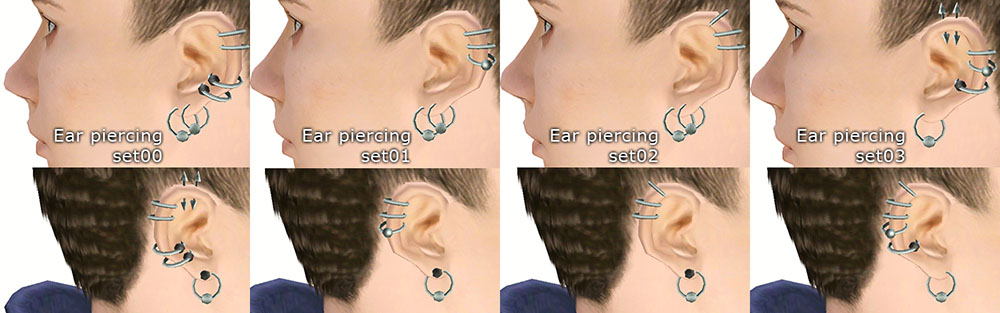 Ear piercing Set