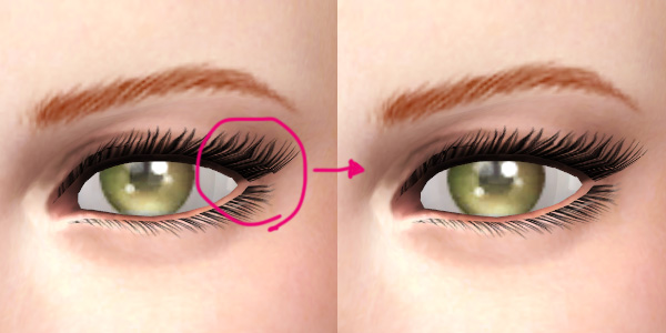 custom content sims 4 eyelashes