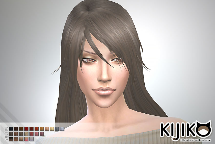 Kijiko Sims 4 Female Hair