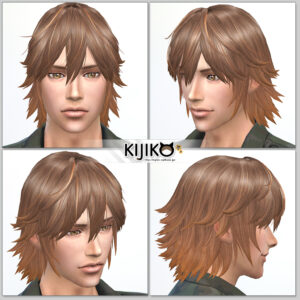 Sims4 hair/　fron,side,back  シムズ４ 髪型　詳細　非透過タイプです。