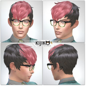 Sims4 hair/　fron,side,back シムズ４ 髪型　詳細