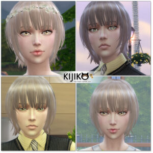 Sims4 hair/In Game シムズ４ 髪型　ゲーム内のスクリーンショット