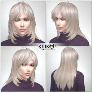 Sims4 hair/　fron,side,back  シムズ４ 髪型　詳細