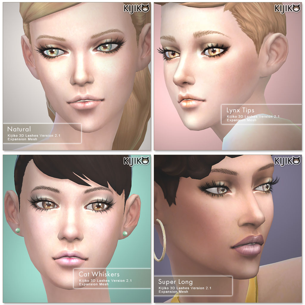 sims 4 lashes skin detail