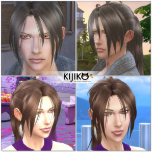 Sims4 hair/In Game シムズ４ 髪型　ゲーム内のスクリーンショット