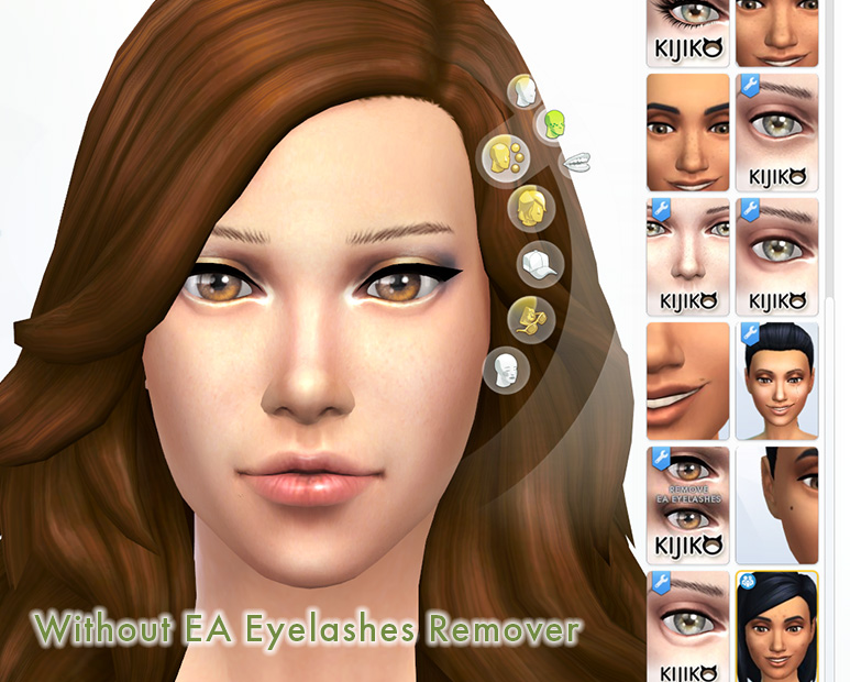 sims 4 cc remove ea eyelashes