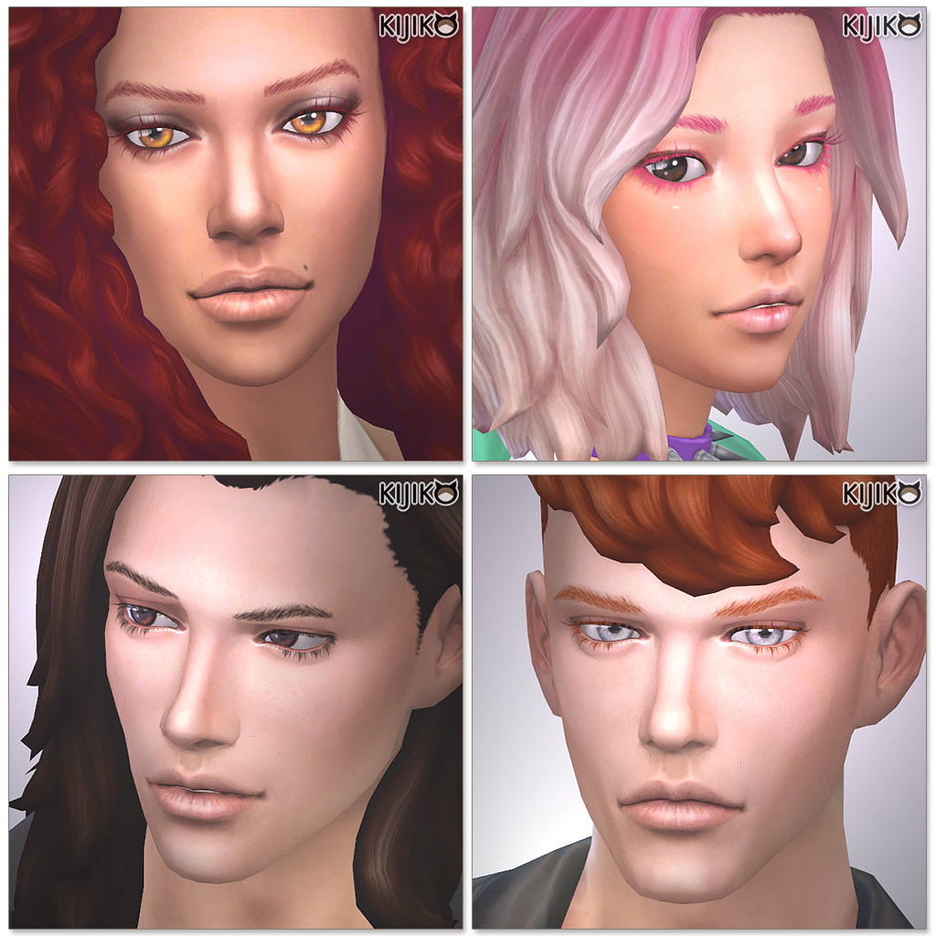 Fiddle Can Be Calculated Today Kijiko Eyelashes Sims Skin Details
