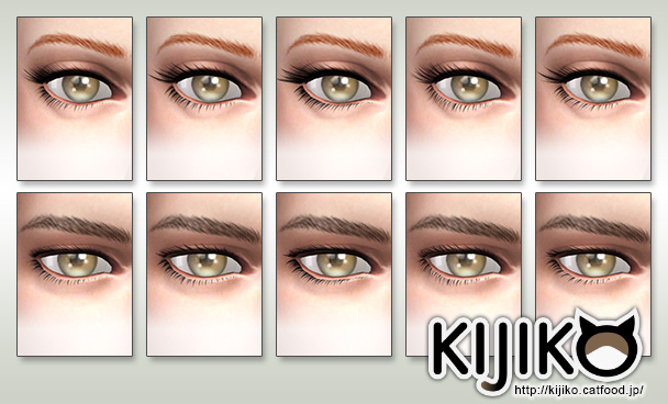 sims 4 cc kijiko eyelashes