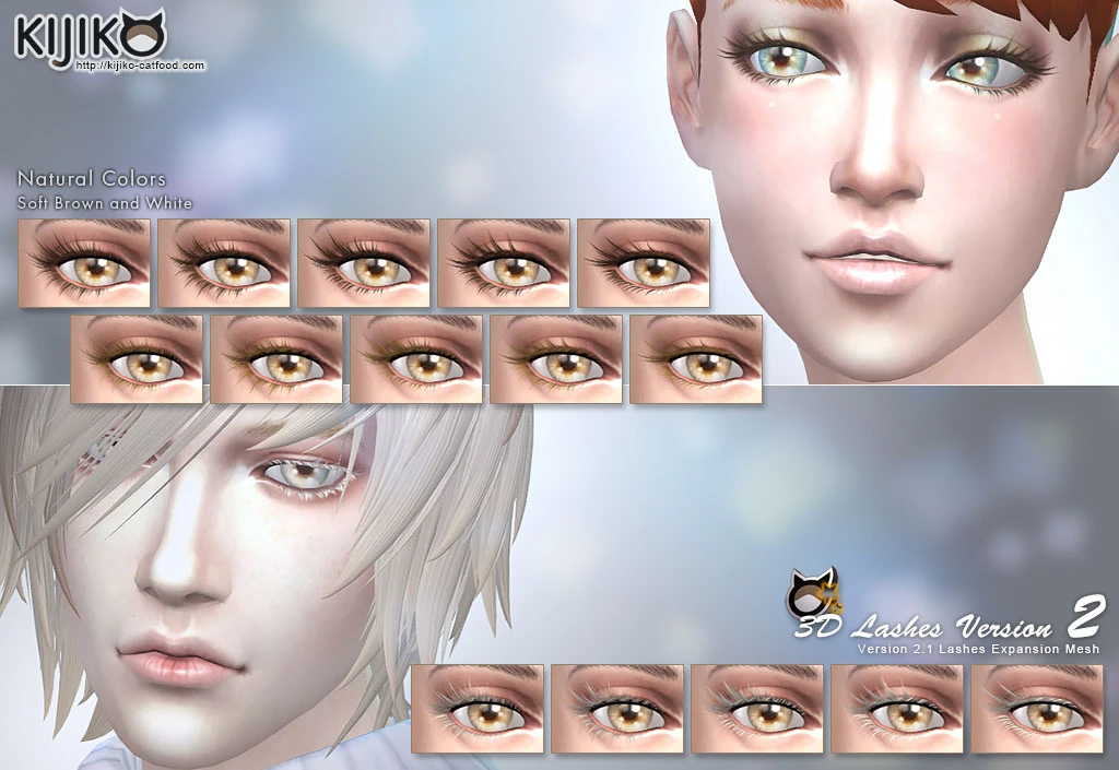 Kijiko Eyelashes Skin Detail: Adding Realism to Your Sims 4 Game